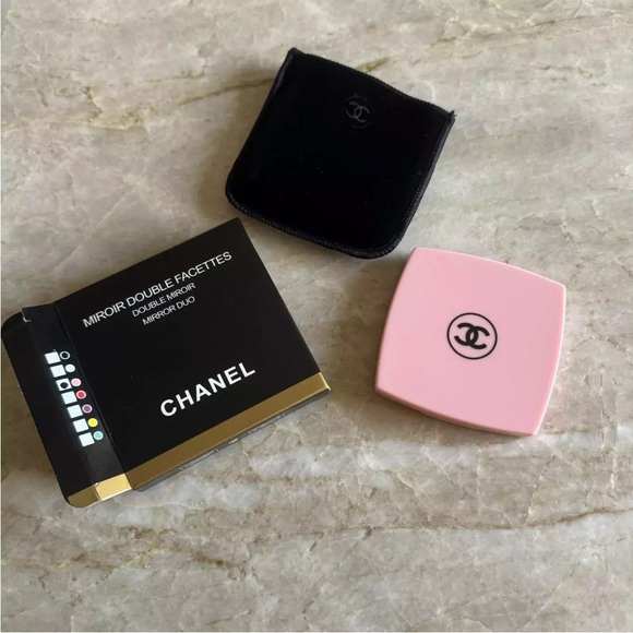 CHANEL Accessories - Pink Chanel Double Mirror